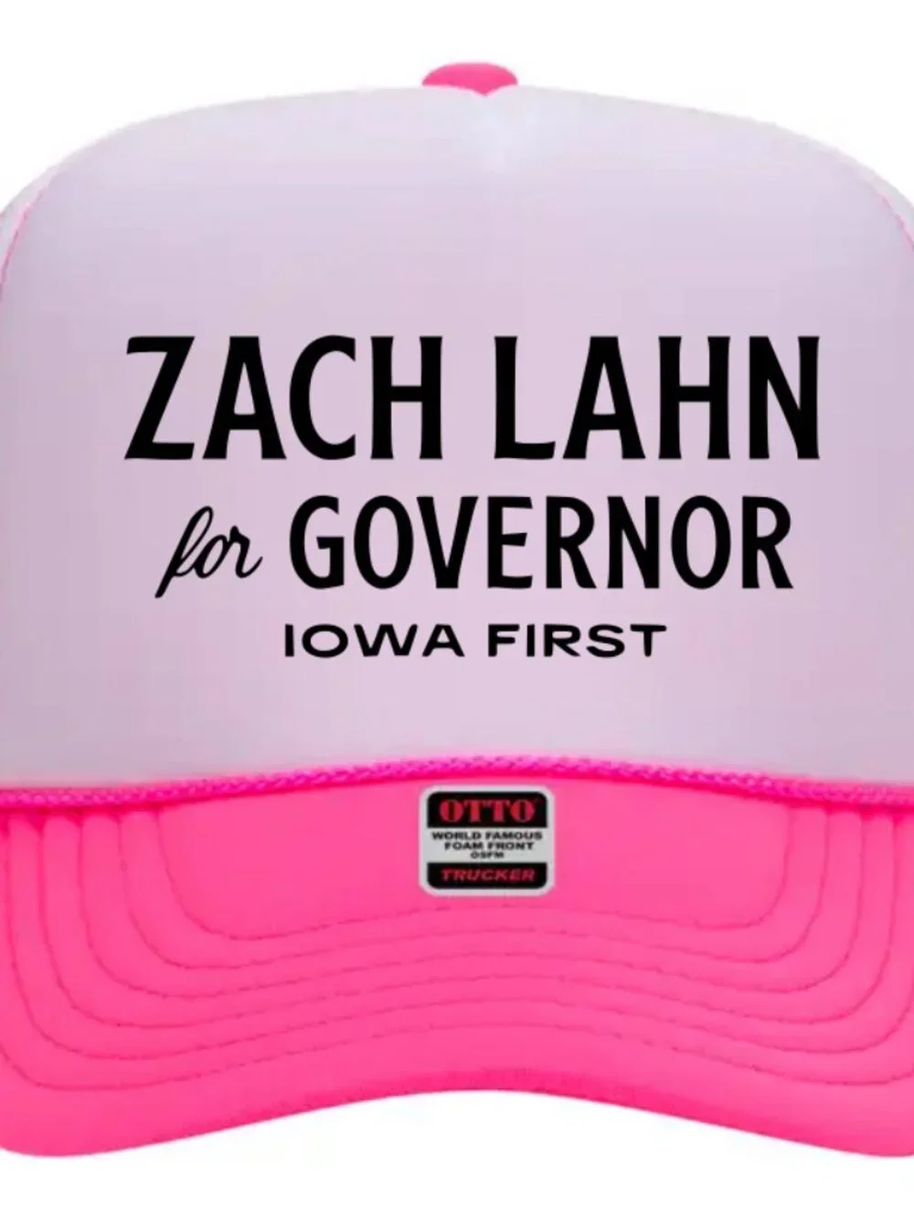 NEW - Zach Lahn Hat - Zach Lahn for Governor Iowa First